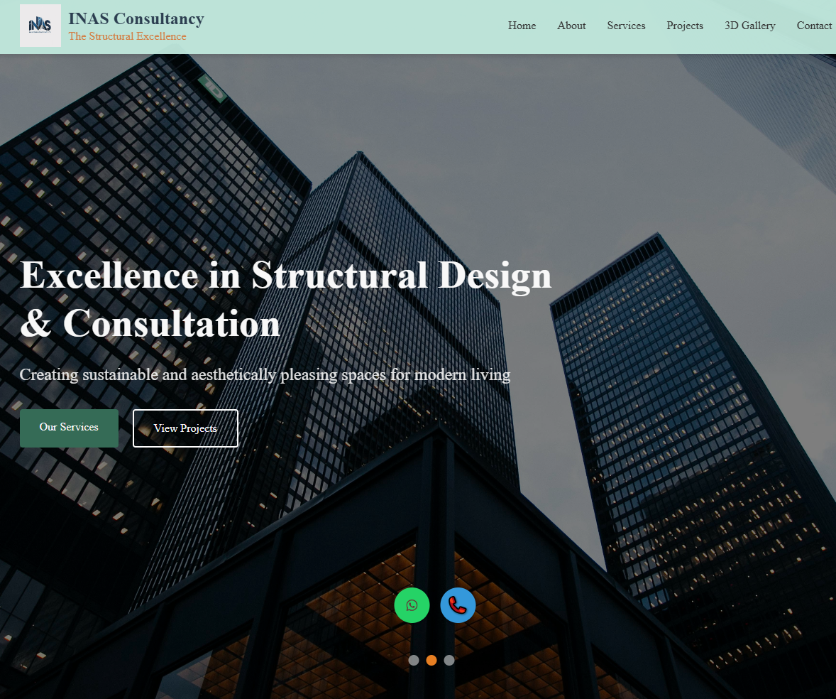 INAS Civil Engineering Website